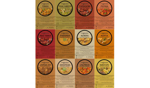 5 x Tongmaster Assorted Curry Paste & Marinade - 200g